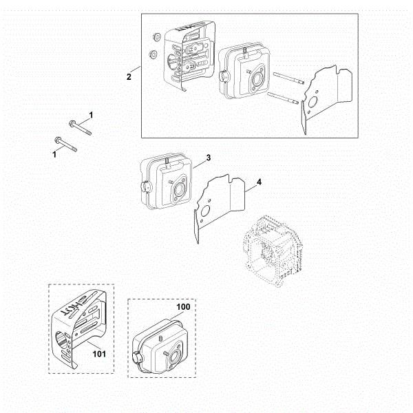 Imagen de F - Tubo de escape XT-800 (XT800-3091)