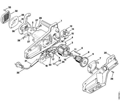 Electrosierras (MSE) E 14 Motor eléctrico E 14 C de la marca Stihl
