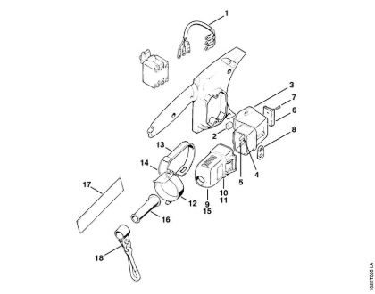 Electrosierras (MSE) E 30 Enchufe de la máquina de la marca Stihl