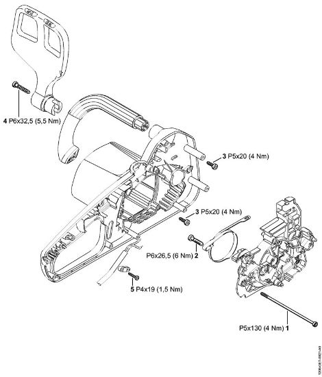 Electrosierras (MSE) MSE 141 C-Q Pares de apriete de la marca Stihl