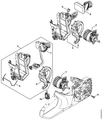 Motosierras de baterí­a (MSA) MSA 160 C-B Motor eléctrico de la marca Stihl