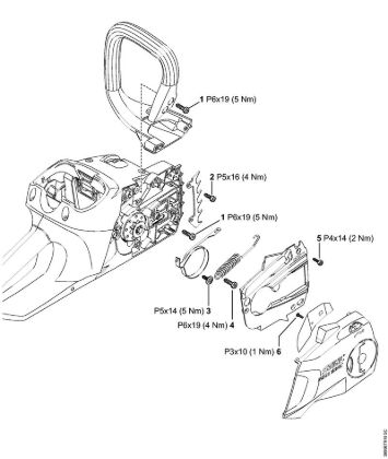 Motosierras de baterí­a (MSA) MSA 160 C-B Pares de apriete de la marca Stihl