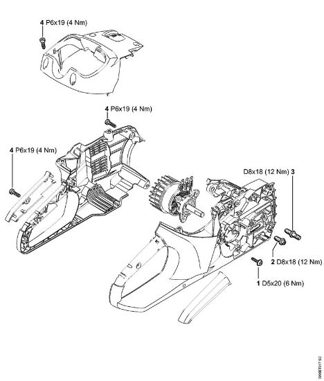 Motosierras de baterí­a (MSA) MSA 200 C-B Pares de apriete de la marca Stihl