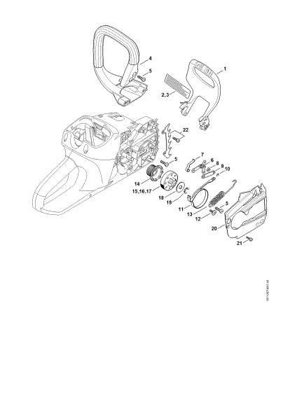 Imagen de Protector, Freno de cadena MSA 200 C-B