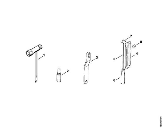Motosierras de gasolina (MS) 009 EQ Herramientas, Accesorios extra de la marca Stihl