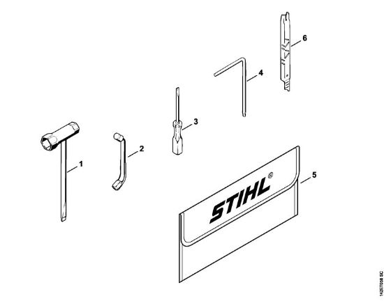 Motosierras de gasolina (MS) 020 T Herramientas, Accesorios extra de la marca Stihl