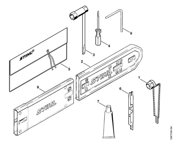 Motosierras de gasolina (MS) 029 Herramientas, Accesorios extra de la marca Stihl