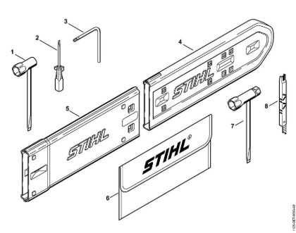 Motosierras de gasolina (MS) 034 Herramientas, Accesorios extra de la marca Stihl