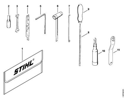 Motosierras de gasolina (MS) 041 AVFBQ Herramientas, Accesorios extra de la marca Stihl