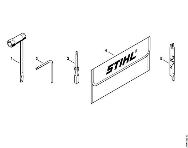 Motosierras de gasolina (MS) 042 Herramientas, Accesorios extra de la marca Stihl