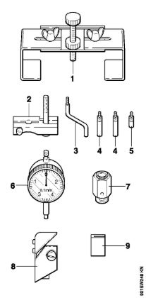 Motosierras de gasolina (MS) 045 AVEQ Dispositivo de ajuste del encendido con reloj comparador de la marca Stihl