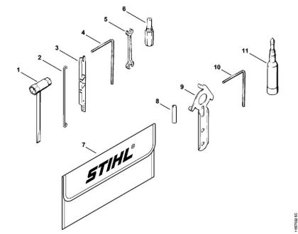 Motosierras de gasolina (MS) 045 AVSE Herramientas, Accesorios extra de la marca Stihl