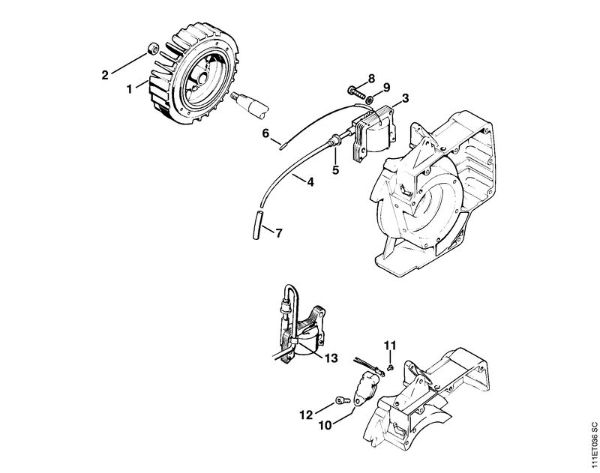 Motosierras de gasolina (MS) 051 Q Sistema de encendido de la marca Stihl