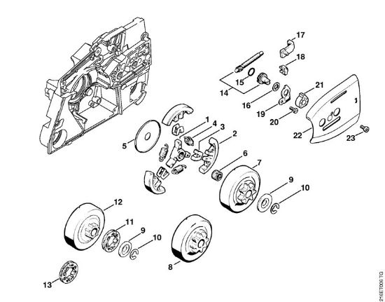 Motosierras de gasolina (MS) 088 Embrague de la marca Stihl