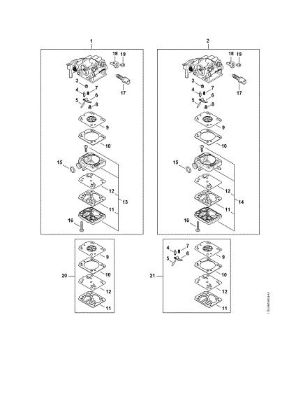 Imagen de Piezas del carburador MS 162 C-BE
