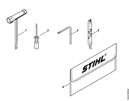 Motosierras de gasolina (MS) MS 171 Herramientas, Accesorios extra de la marca Stihl