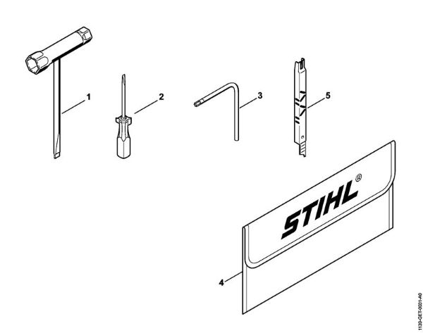 Motosierras de gasolina (MS) MS 181 Herramientas, Accesorios extra de la marca Stihl
