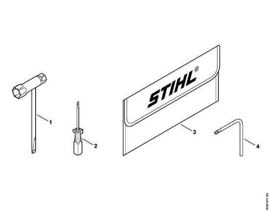 Motosierras de gasolina (MS) MS 192 C-E Herramientas, Accesorios extra de la marca Stihl