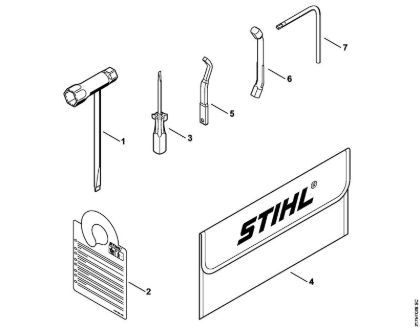 Motosierras de gasolina (MS) MS 192 TC-E Herramientas, Accesorios extra de la marca Stihl