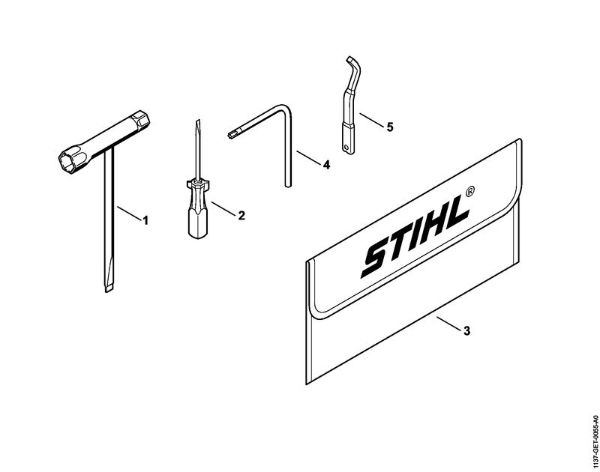 Motosierras de gasolina (MS) MS 194 C-E Herramientas, Accesorios extra de la marca Stihl