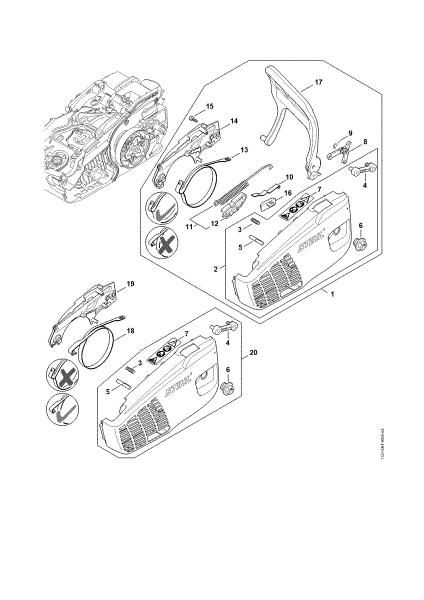 Imagen de Tapa del piáán de cadena MS 194 C-E