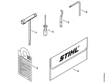 Motosierras de gasolina (MS) MS 194 TC-E Herramientas, Accesorios extra de la marca Stihl