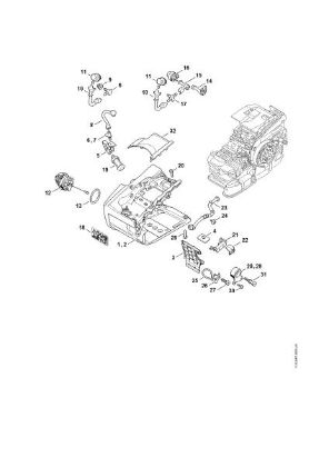 Imagen de Carcasa del depásito MS 201 TC-M