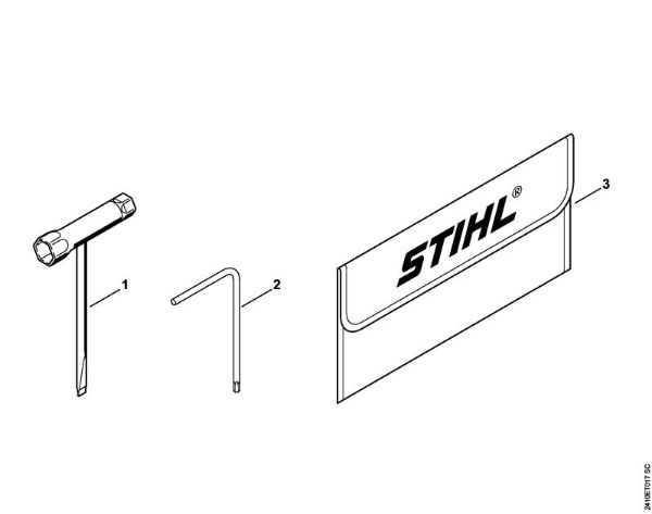 Motosierras de gasolina (MS) MS 241 C-BEM Herramientas, Accesorios extra de la marca Stihl