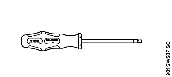 Motosierras de gasolina (MS) MS 241 C-M Destornillador T10 de la marca Stihl