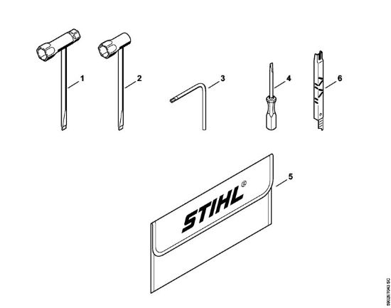 Motosierras de gasolina (MS) MS 261 C-M Herramientas, Accesorios extra de la marca Stihl