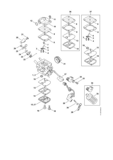 Imagen de Carburador 1141/30, 1141/34 MS 261 C-M VW