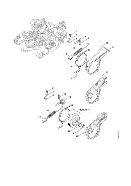 Imagen de Freno de cadena MS 261 C-MQ