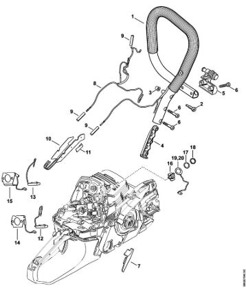 Motosierras de gasolina (MS) MS 261-VW Calefacción de la marca Stihl