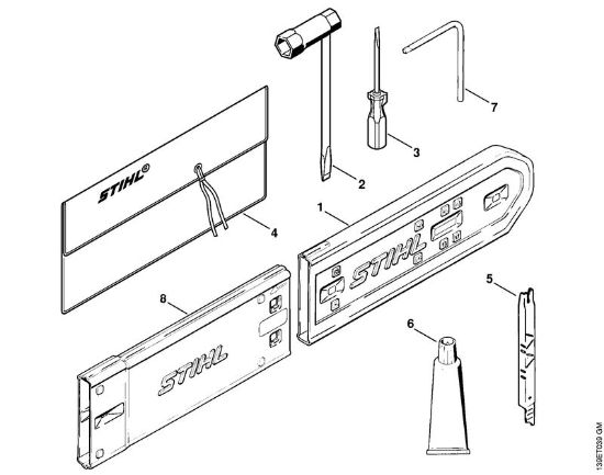 Motosierras de gasolina (MS) MS 270 C-B Herramientas, Accesorios extra de la marca Stihl