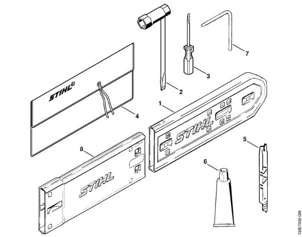 Motosierras de gasolina (MS) MS 270 C-B Herramientas, Accesorios extra de la marca Stihl