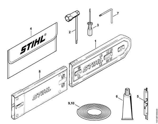 Motosierras de gasolina (MS) MS 310 Herramientas, Accesorios extra de la marca Stihl