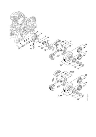 Imagen de Bomba de aceite, Embrague MS 362 C-M VW