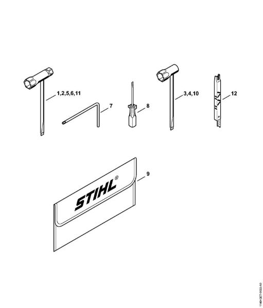 Motosierras de gasolina (MS) MS 362-VW Herramientas, Accesorios extra de la marca Stihl