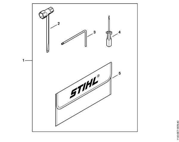 Motosierras de gasolina (MS) MS 400 C-M Herramientas, Accesorios extra de la marca Stihl