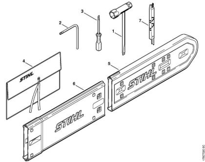 Motosierras de gasolina (MS) MS 440-N Herramientas, Accesorios extra de la marca Stihl
