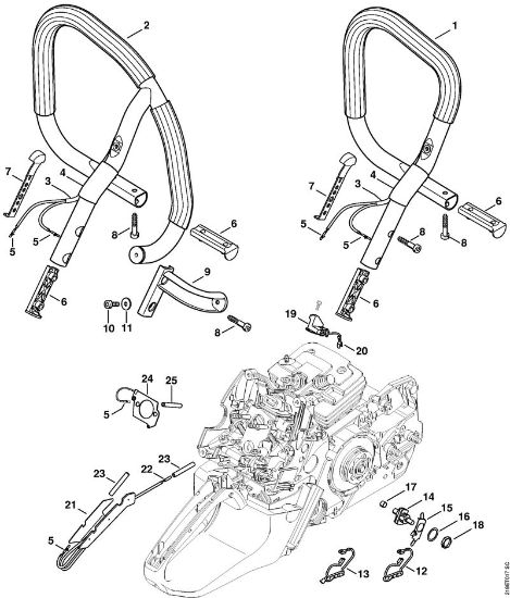 Motosierras de gasolina (MS) MS 441 C-M W Calefacción de la marca Stihl