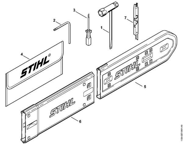 Motosierras de gasolina (MS) MS 460 Herramientas, Accesorios extra de la marca Stihl