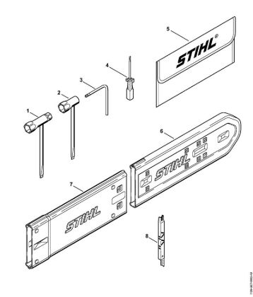 Motosierras de gasolina (MS) MS 461-R Herramientas, Accesorios extra de la marca Stihl