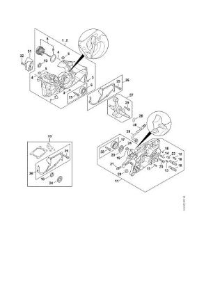 Imagen de Cárter del cigáeáal MS 462 C-M