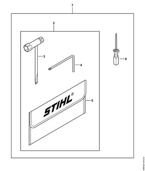 Motosierras de gasolina (MS) MS 462 C-M Herramientas, Accesorios extra de la marca Stihl