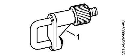 Motosierras de gasolina (MS) MS 500i Abrazadera para tubo flexible de la marca Stihl
