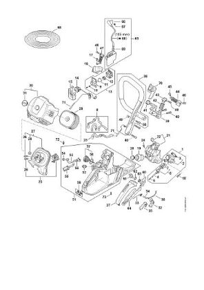 Imagen de Calefaccián de la empuáadura, Sistema de inyeccián, Carcasa del depásito, Manillar tubular MS 500i-W MS 500i-W