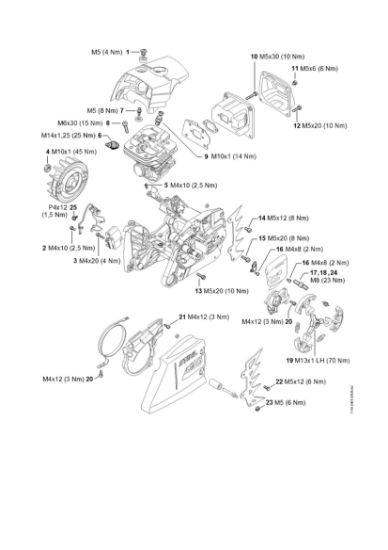 Imagen de Pares de apriete MS 651-R