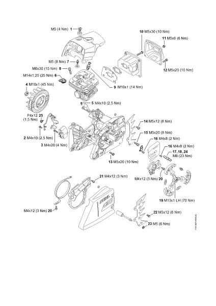 Imagen de Pares de apriete MS 651-R