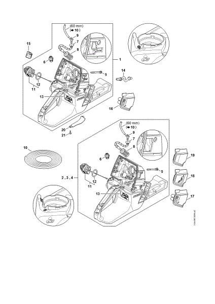 Imagen de Carcasa del depásito MS 661 C-M